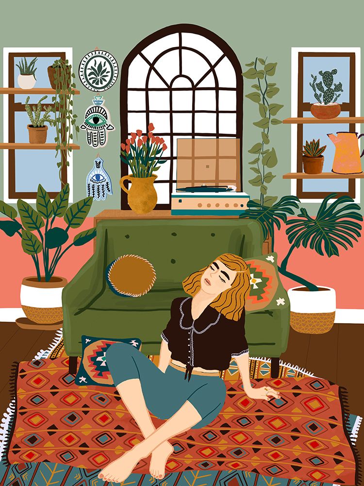 Album On Repeat art print by Ceyda Alasar for $57.95 CAD