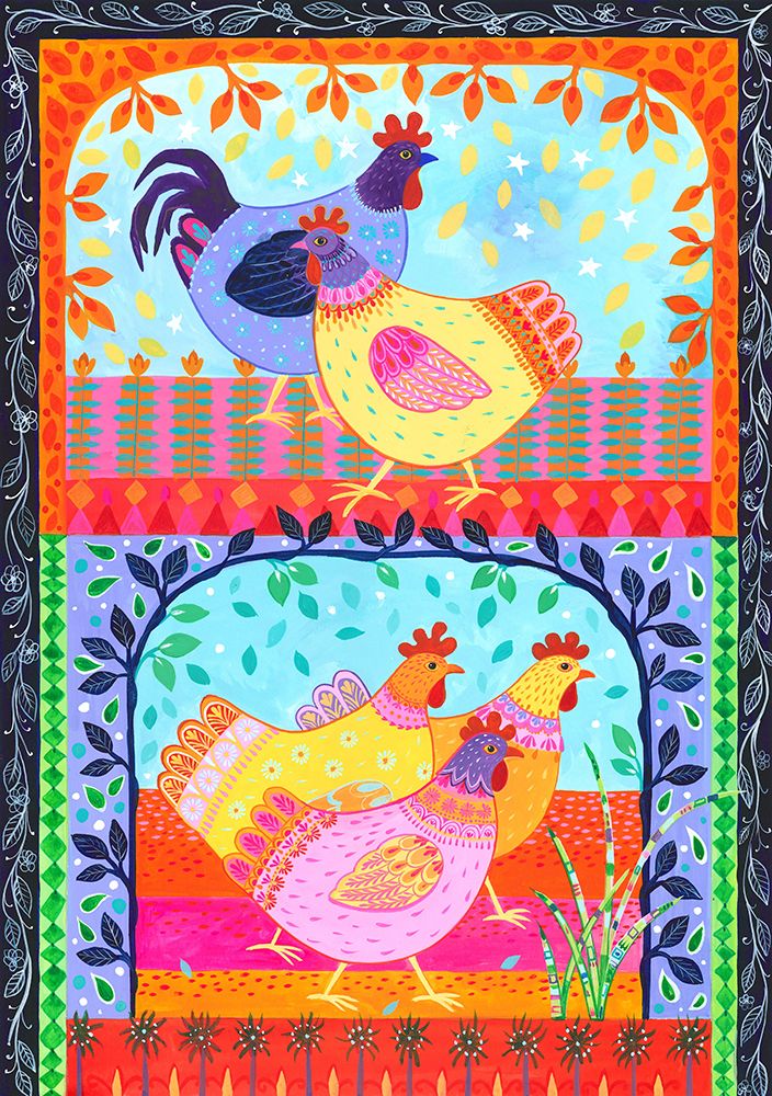 Theatre Hens art print by Isabelle Brent for $57.95 CAD