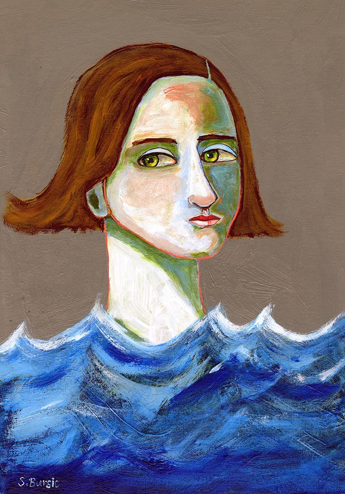 The Swimmer art print by Sharyn Bursic for $57.95 CAD