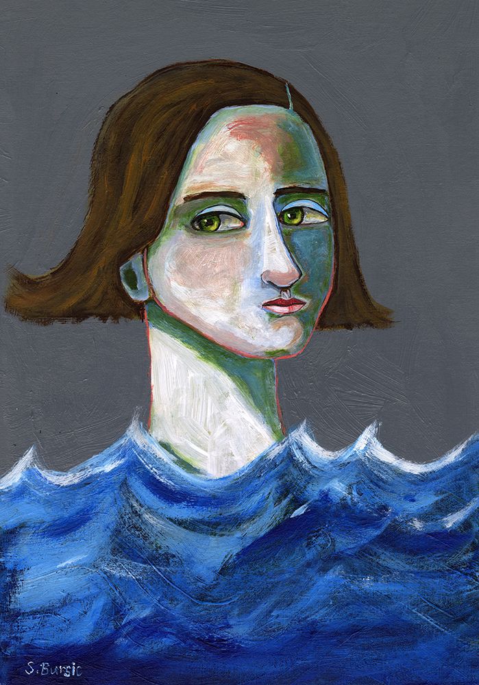 The Swimmer art print by Sharyn Bursic for $57.95 CAD