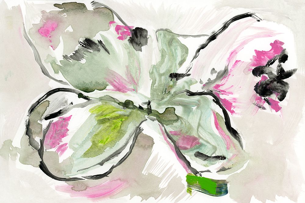 Abstract Purple Violet Pink Hues Floral 2 art print by cartissi for $57.95 CAD
