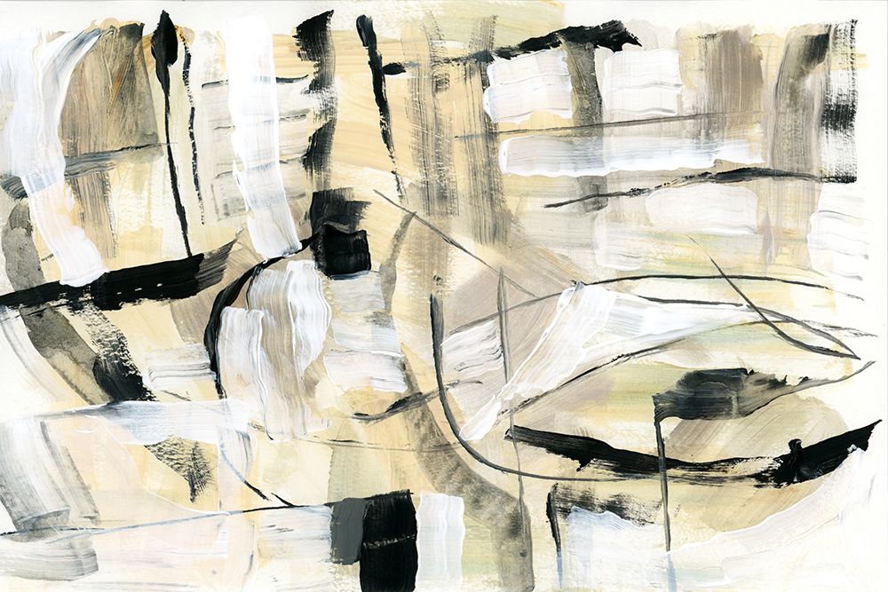 Black and White Textured Shapes 4 art print by cartissi for $57.95 CAD