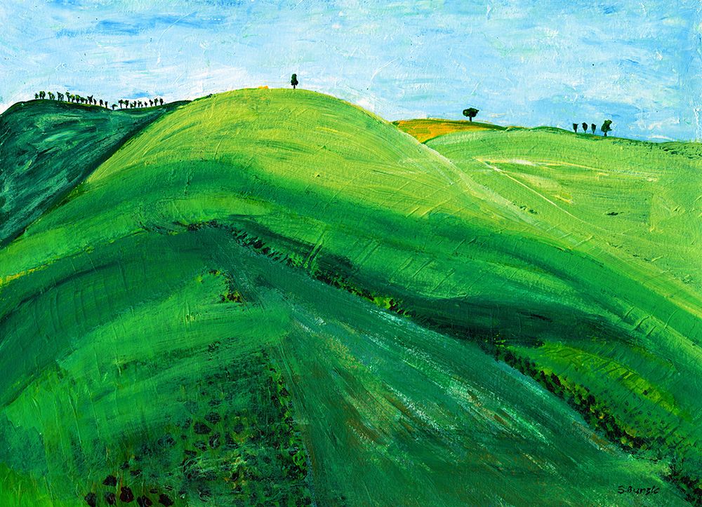 Green Hills art print by Sharyn Bursic for $57.95 CAD