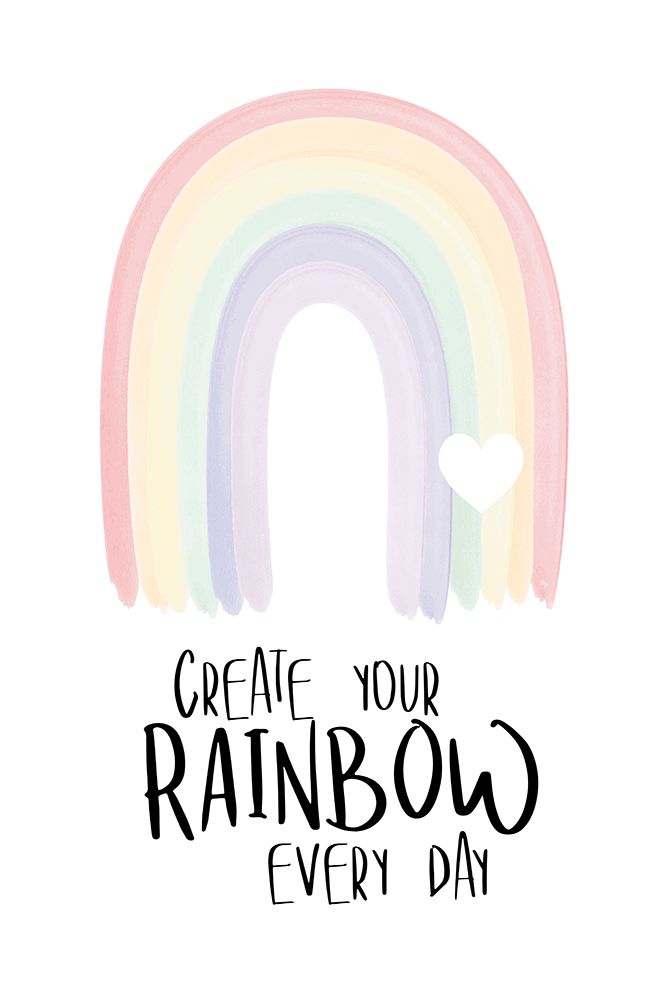 Create Rainbow art print by Martina for $57.95 CAD