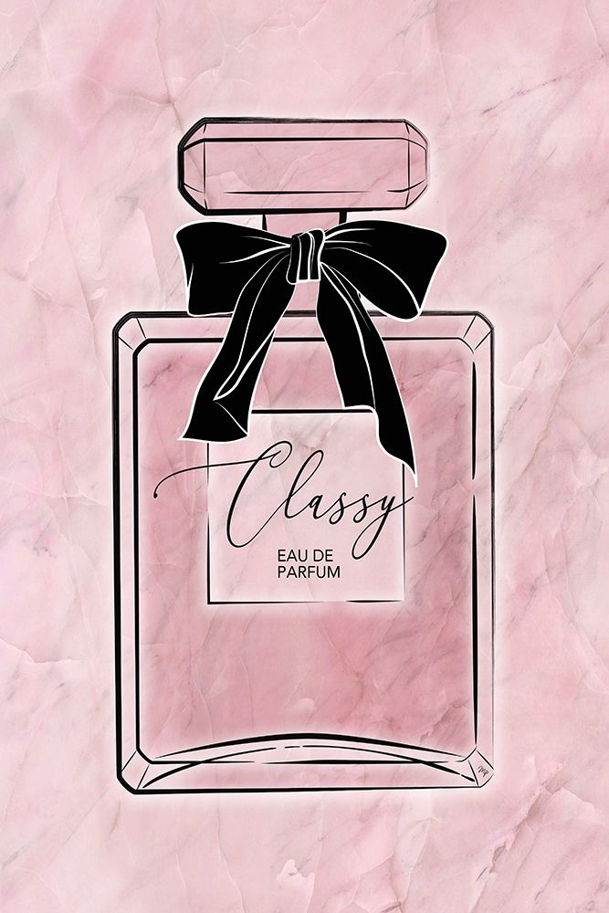 Classy Perfume Pink art print by Martina for $57.95 CAD
