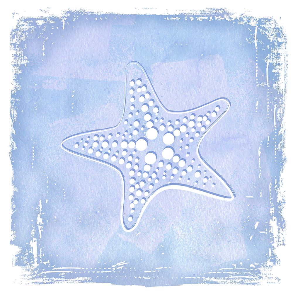 Blue Sealife1 art print by Martina for $57.95 CAD
