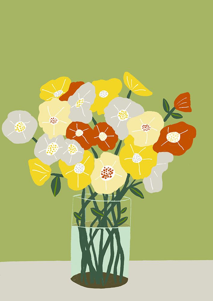 Vase of Flowers art print by Sharyn Bursic for $57.95 CAD