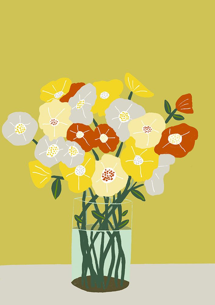 Vase of Flowers art print by Sharyn Bursic for $57.95 CAD
