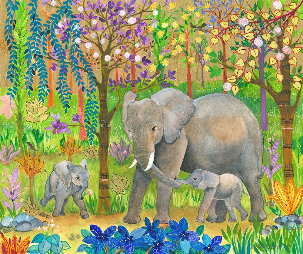 Samba and Her Babies art print by Isabelle Brent for $57.95 CAD