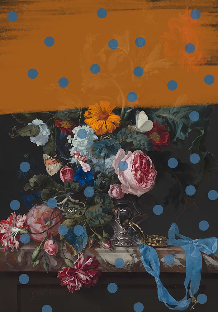 Flowers Collage art print by The Art Concept for $57.95 CAD