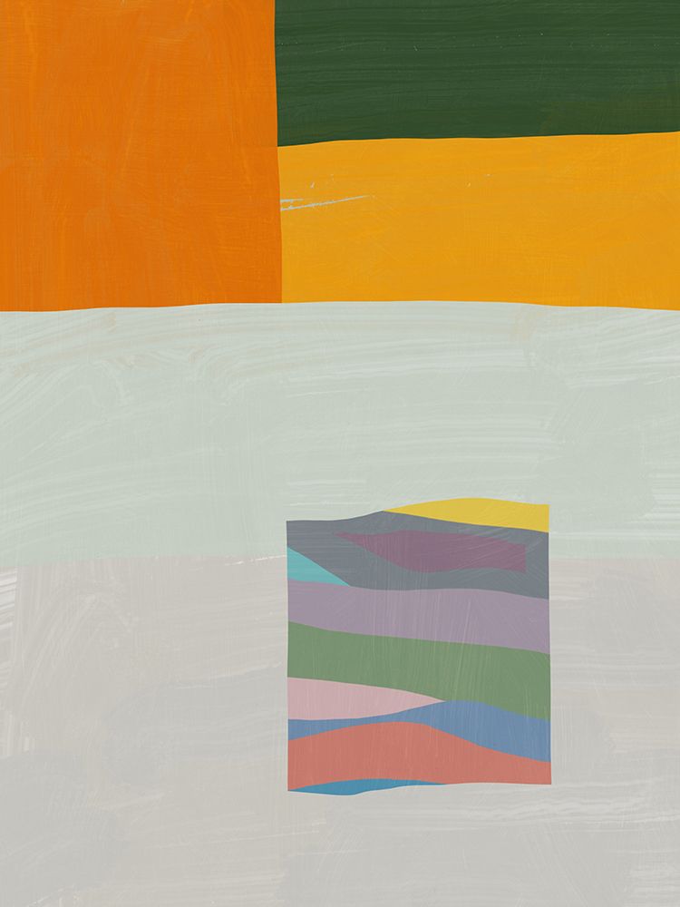 Overlay of colors minimal design 05 art print by Little Dean for $57.95 CAD