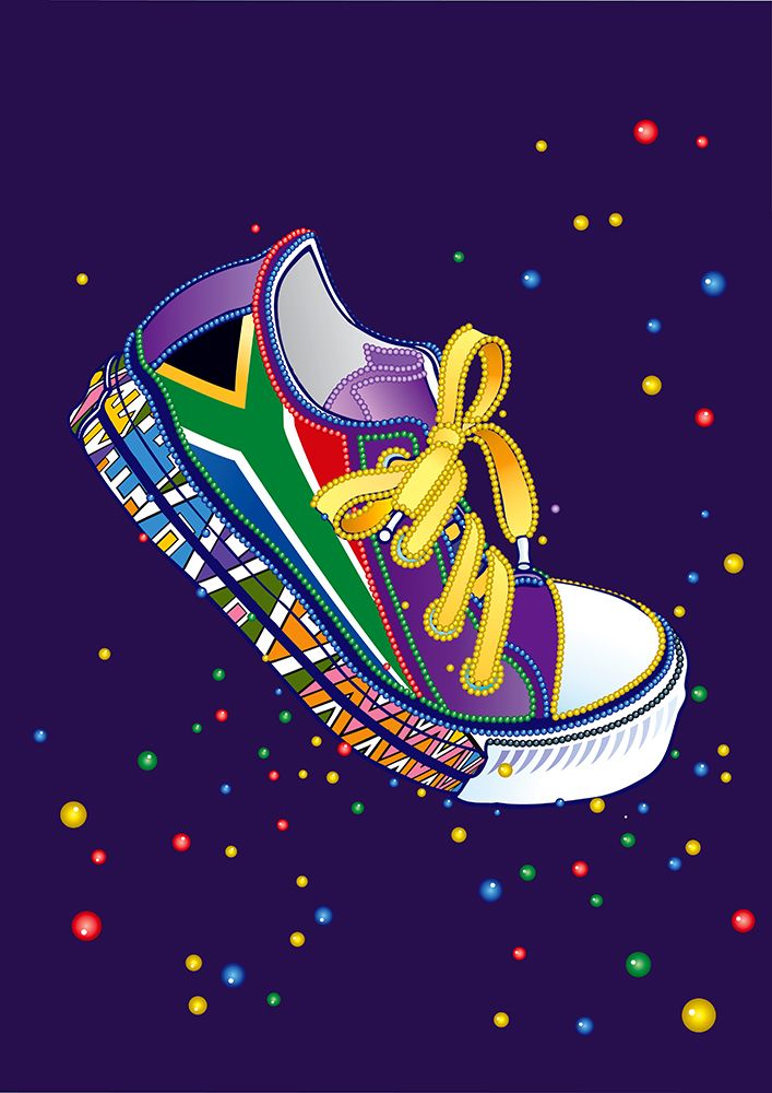 Sneaker South African Township Dance art print by Carlo Kaminski for $57.95 CAD