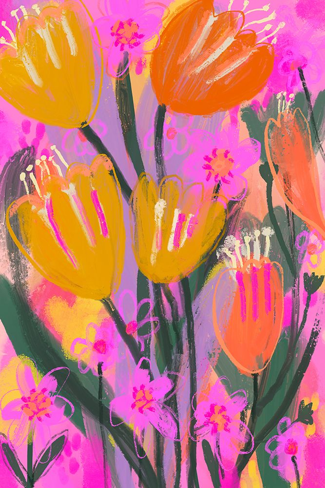 Wild Flower Field art print by Treechild for $57.95 CAD