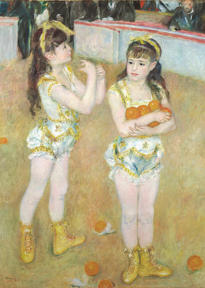 Acrobats At the Cirque Fernando art print by Pierre-Auguste Renoir for $57.95 CAD