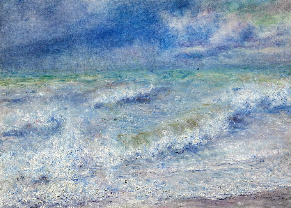 Seascape   Pierre Auguste Renoir art print by Pierre-Auguste Renoir for $57.95 CAD
