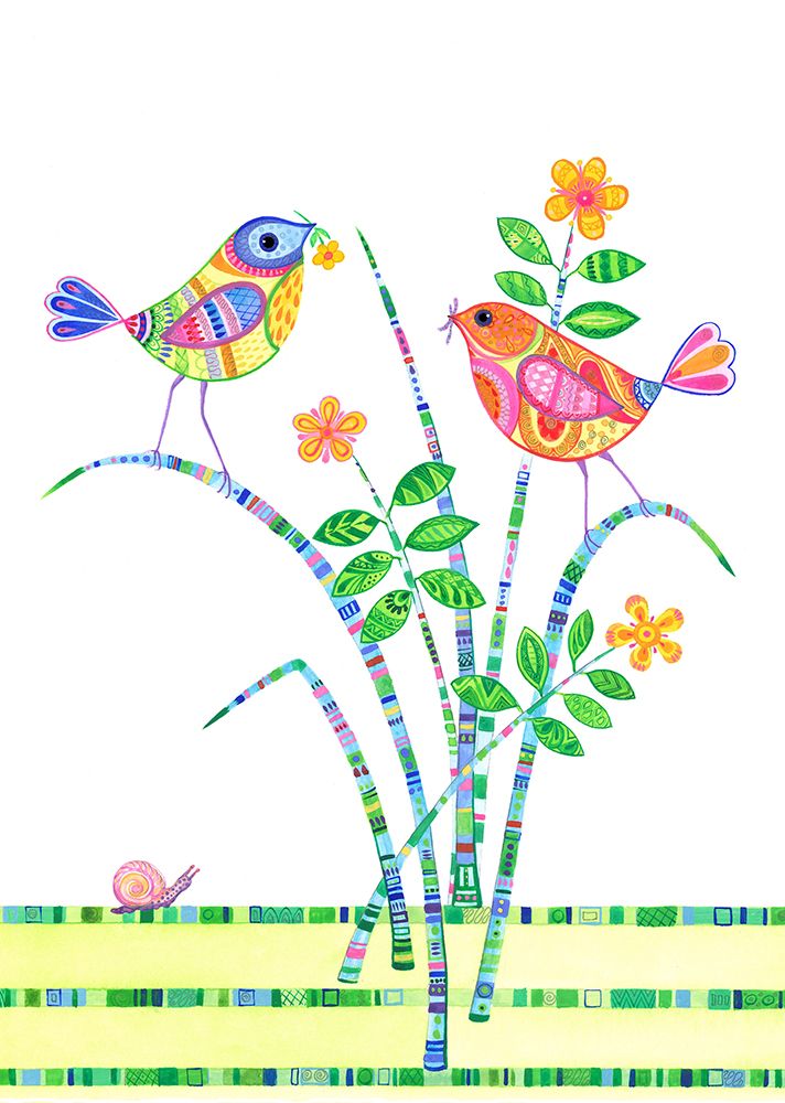 Gift Birds art print by Isabelle Brent for $57.95 CAD