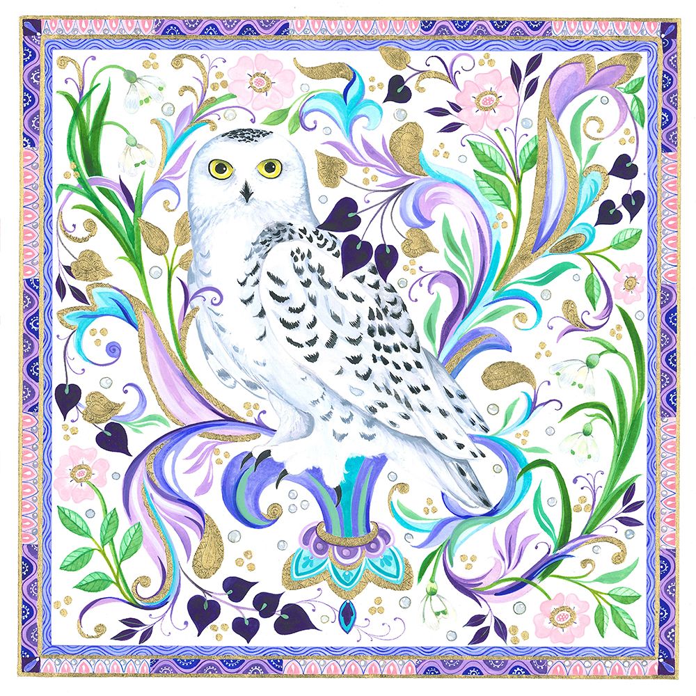 Snowy Owl art print by Isabelle Brent for $57.95 CAD