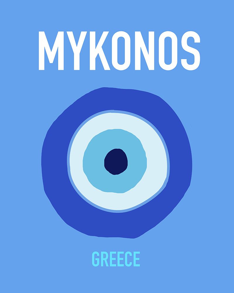 Mykonos art print by Petra Lizde for $57.95 CAD