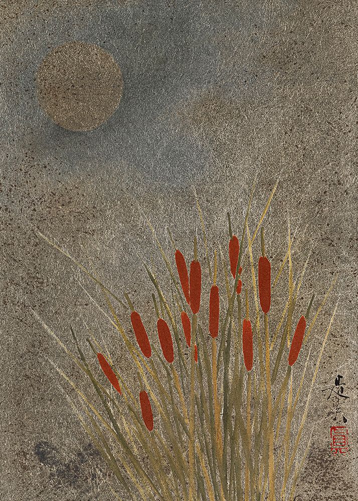 Japanese Grass Field At Night (1807–1891) Full art print by Shibata Zeshin for $57.95 CAD