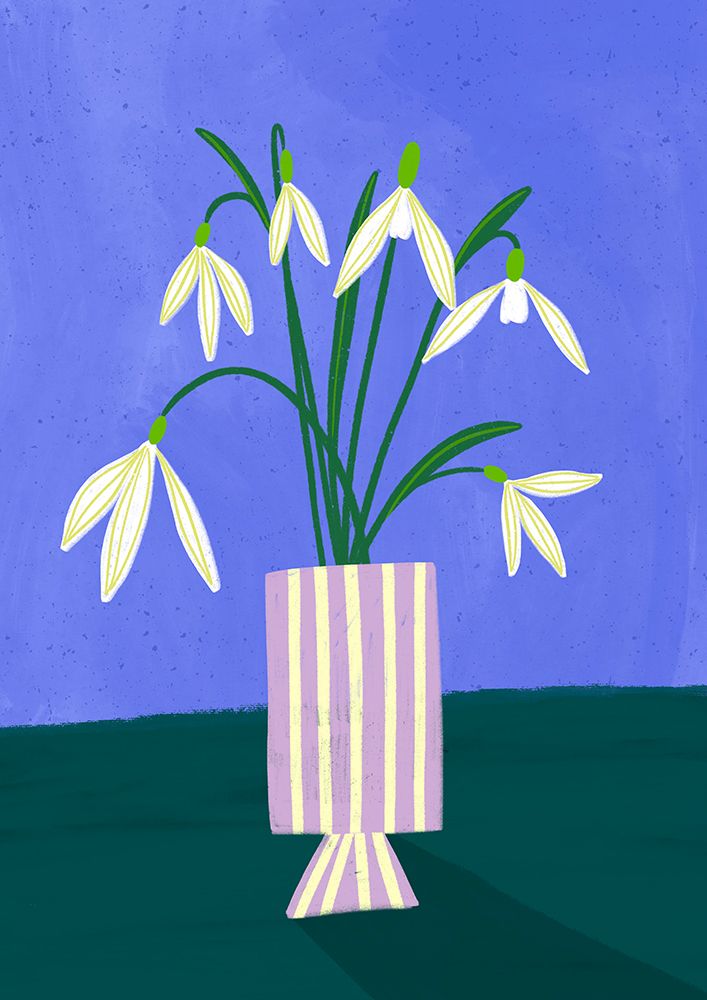 Snowdrops art print by Bea Muller for $57.95 CAD