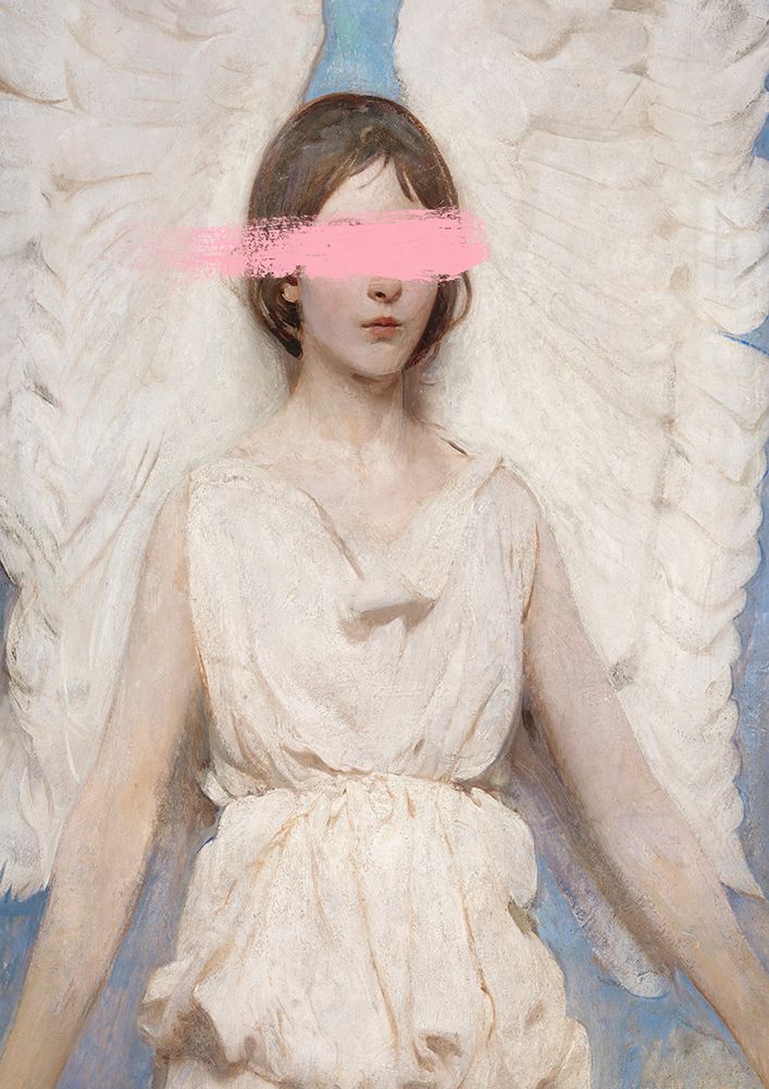 Angelpaintstroke Ratioiso art print by Grace Digital Art for $57.95 CAD
