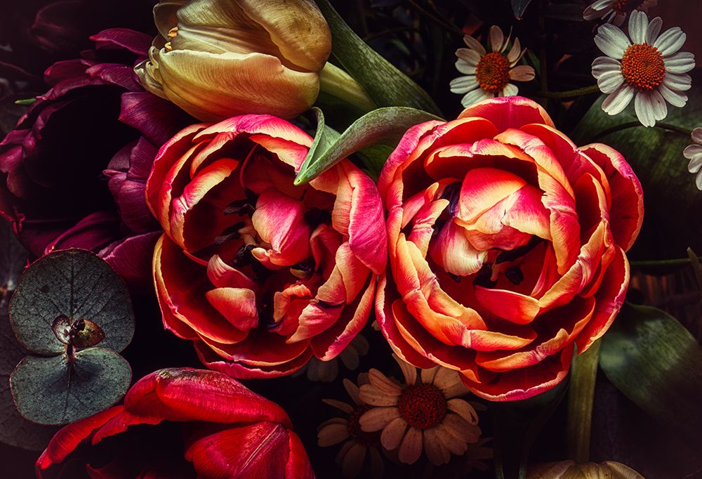 Nostalgic bouquet art print by Secundino Losada for $57.95 CAD