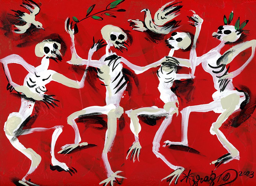 Dances of War and Peace art print by Kanat Ibragimov for $57.95 CAD