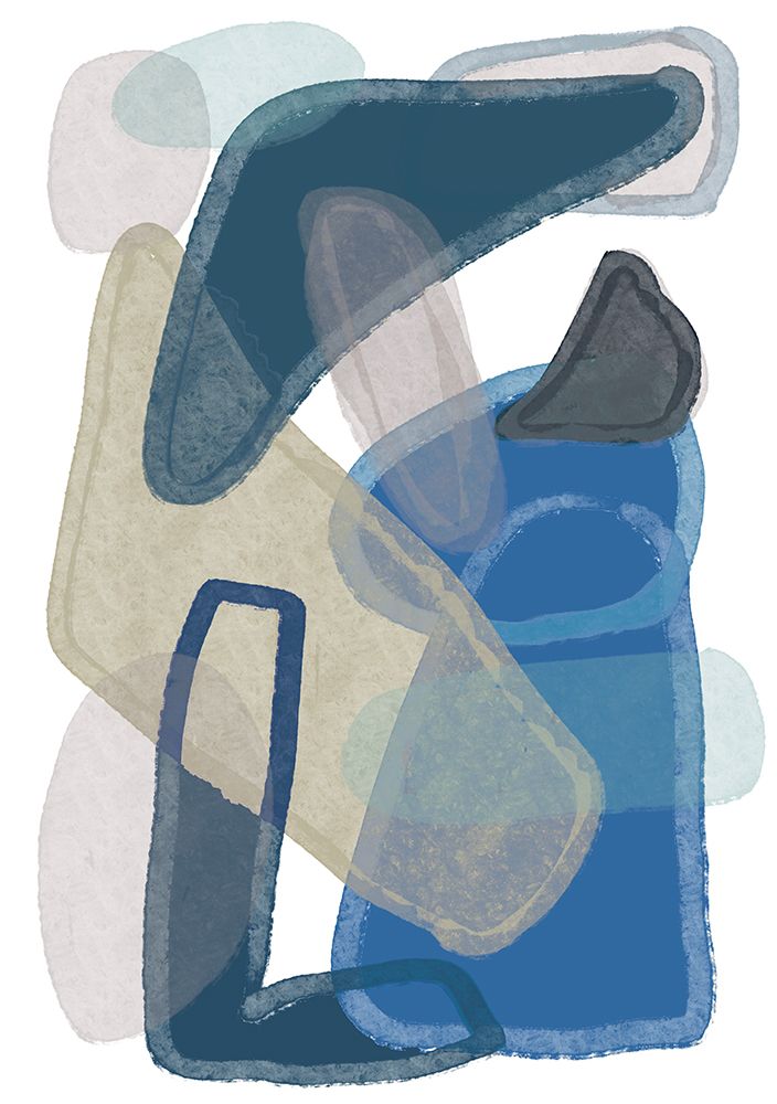 Blue Abstract art print by Sharyn Bursic for $57.95 CAD
