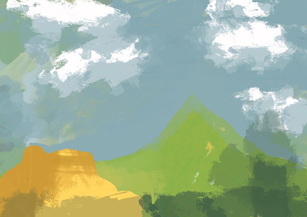 Landscape Abstract art print by Sharyn Bursic for $57.95 CAD