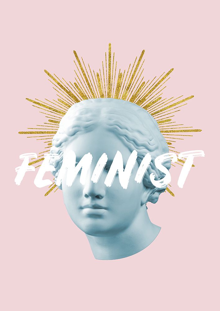 Feministgold Ratioiso art print by Grace Digital Art for $57.95 CAD