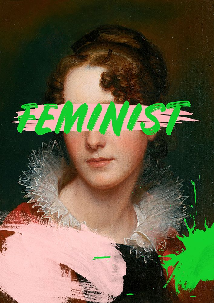 Feministportrait Ratioiso art print by Grace Digital Art for $57.95 CAD