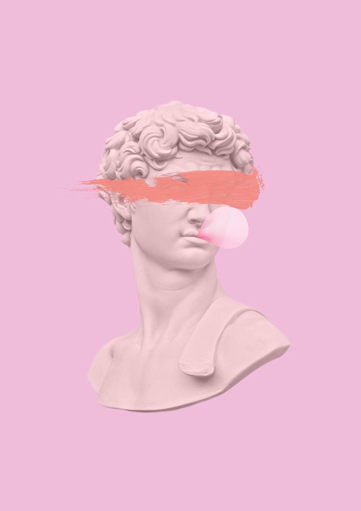 Davidpurplepinkbg Ratioiso art print by Grace Digital Art for $57.95 CAD