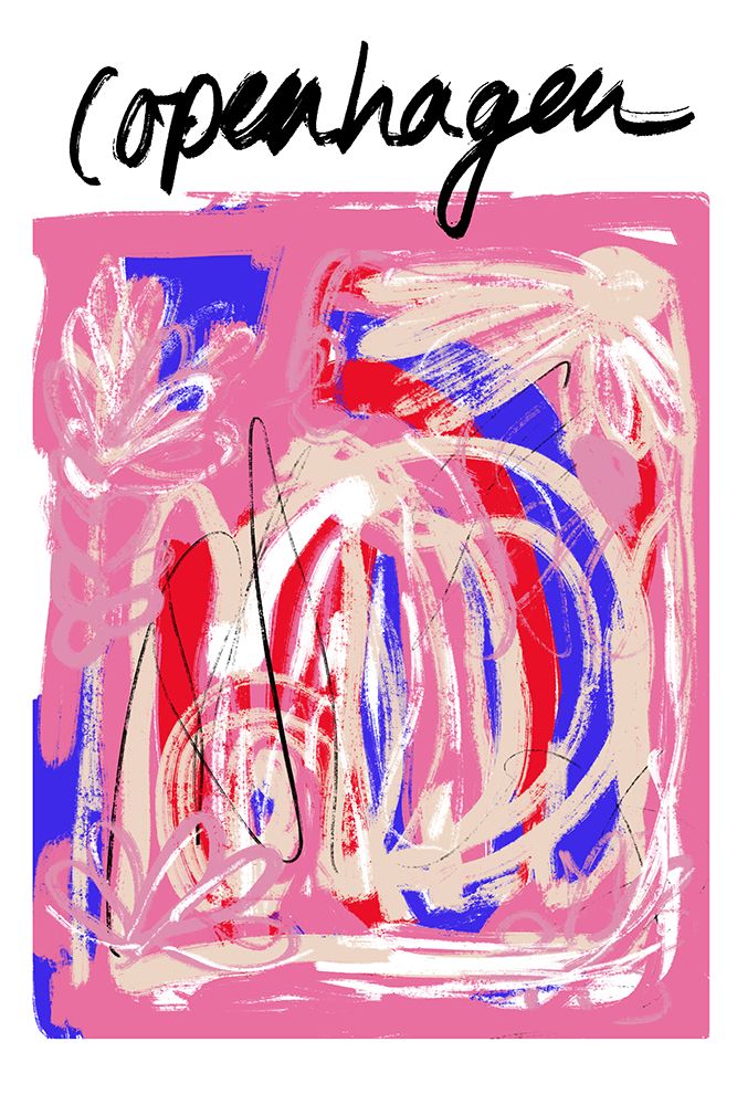 Copenhagenabstract5 Size24x36 art print by Grace Digital Art for $57.95 CAD