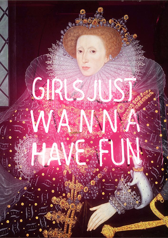 Queenelizabethneon Ratioiso art print by Grace Digital Art for $57.95 CAD