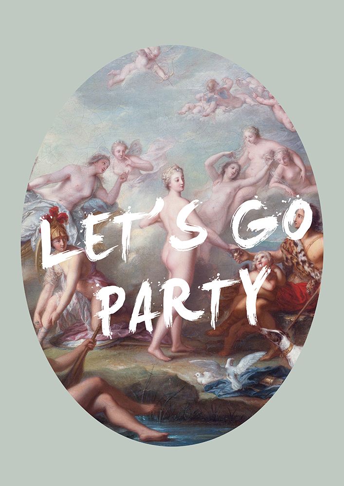 Letsgoparty3 Ratioiso art print by Grace Digital Art for $57.95 CAD