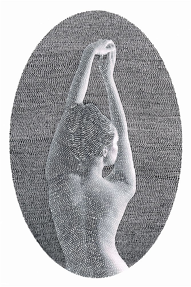 Noise (black and White) 100x150 art print by Goed Blauw for $57.95 CAD
