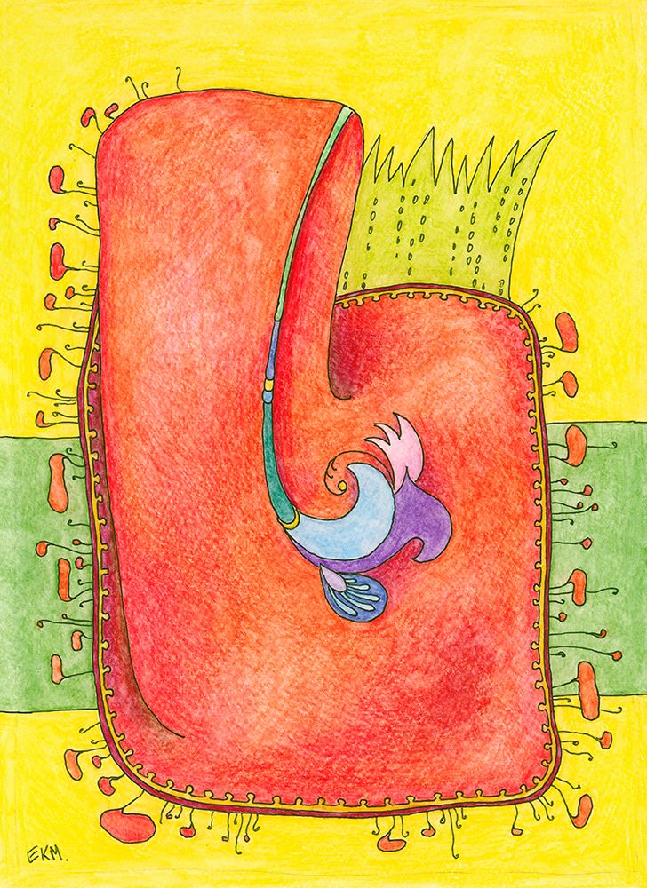 The Red Pot art print by Elena Khomutova-Miller for $57.95 CAD