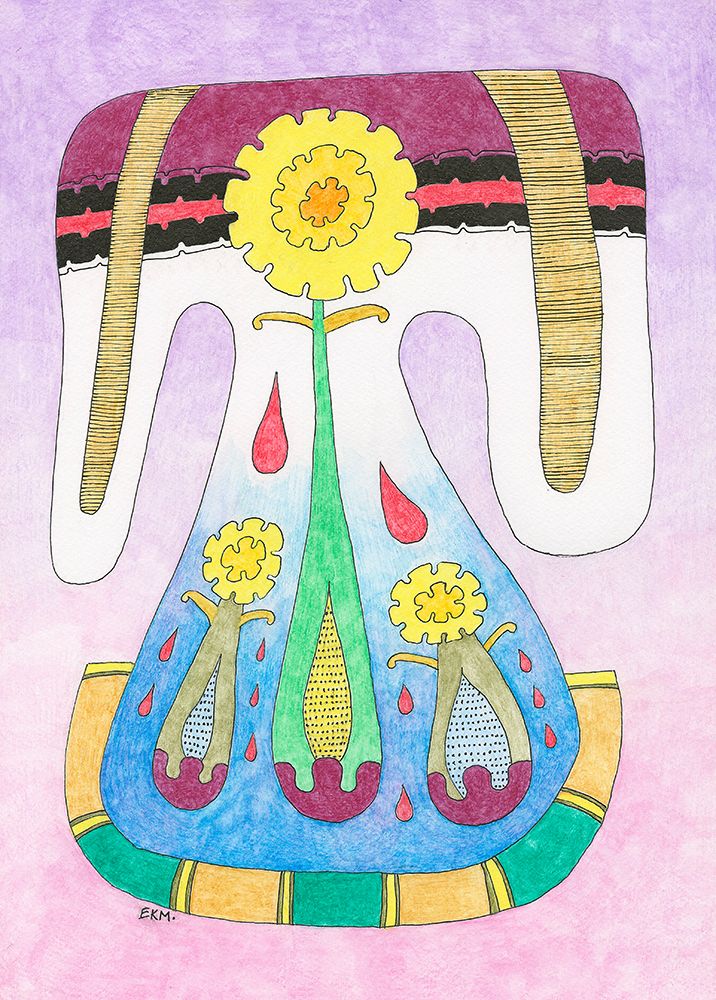 Dandelion tincture art print by Elena Khomutova-Miller for $57.95 CAD