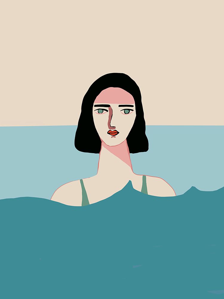 Ocean Swimmer art print by Sharyn Bursic for $57.95 CAD