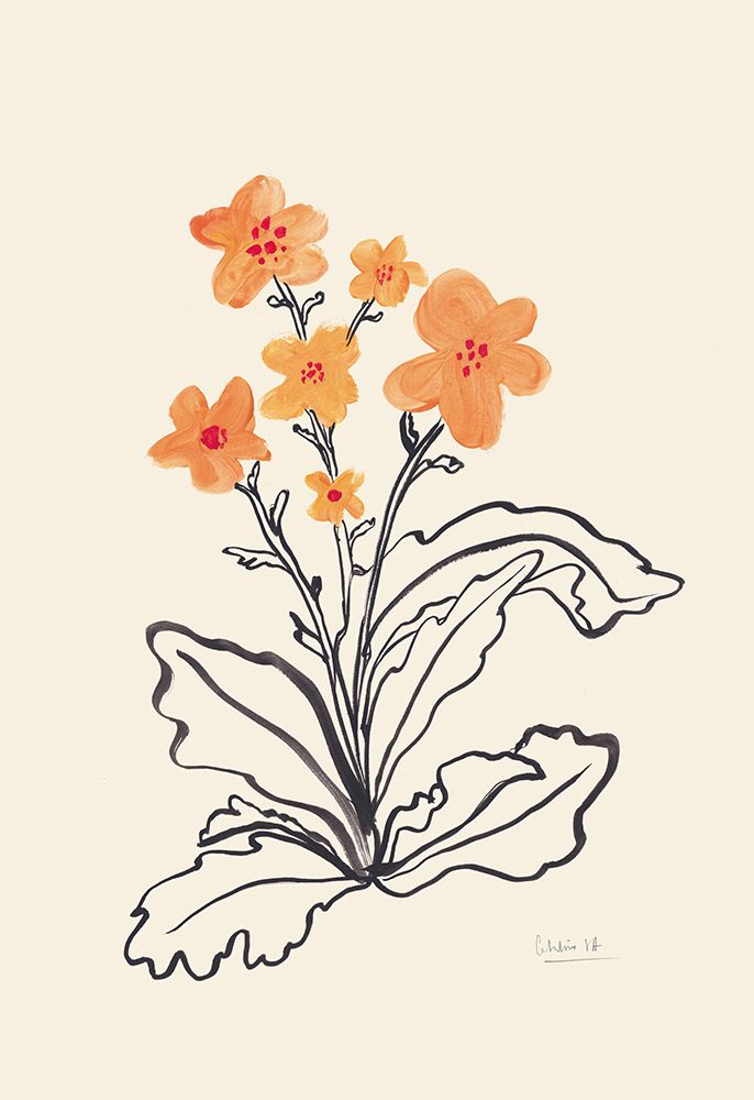 Primulas Flowers art print by Catalina Somolinos for $57.95 CAD