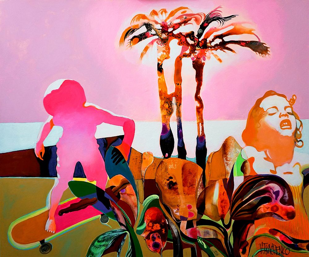 Ocean Drive art print by Victor Tkachenko for $57.95 CAD