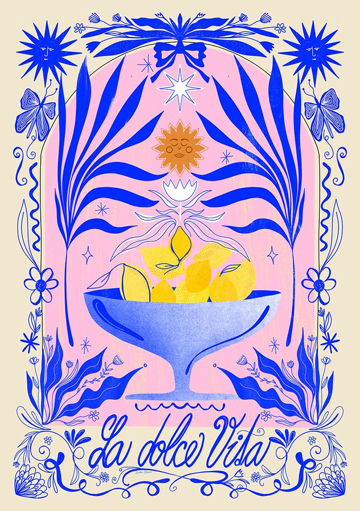 La Dolce Vita A1 art print by Baroo Bloom for $57.95 CAD