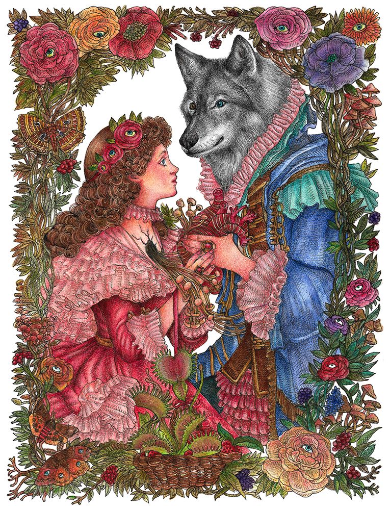 Red Riding Hood art print by Nicole Bustamante for $57.95 CAD