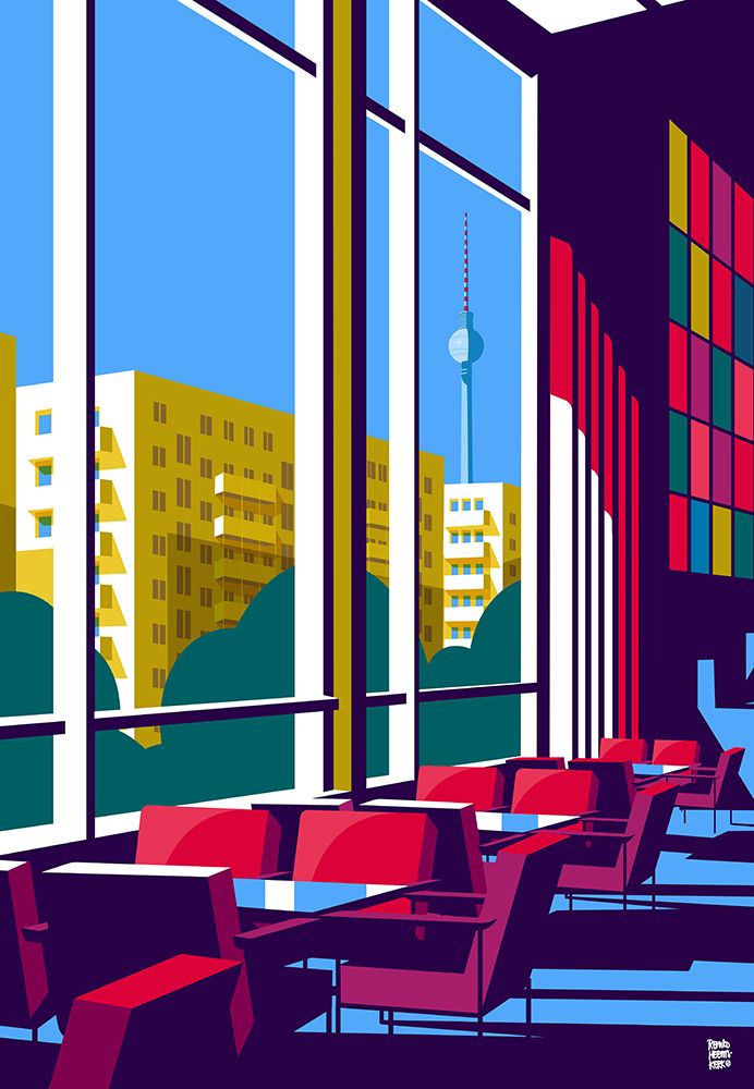 Berlin Kino International art print by Remko Heemskerk for $57.95 CAD