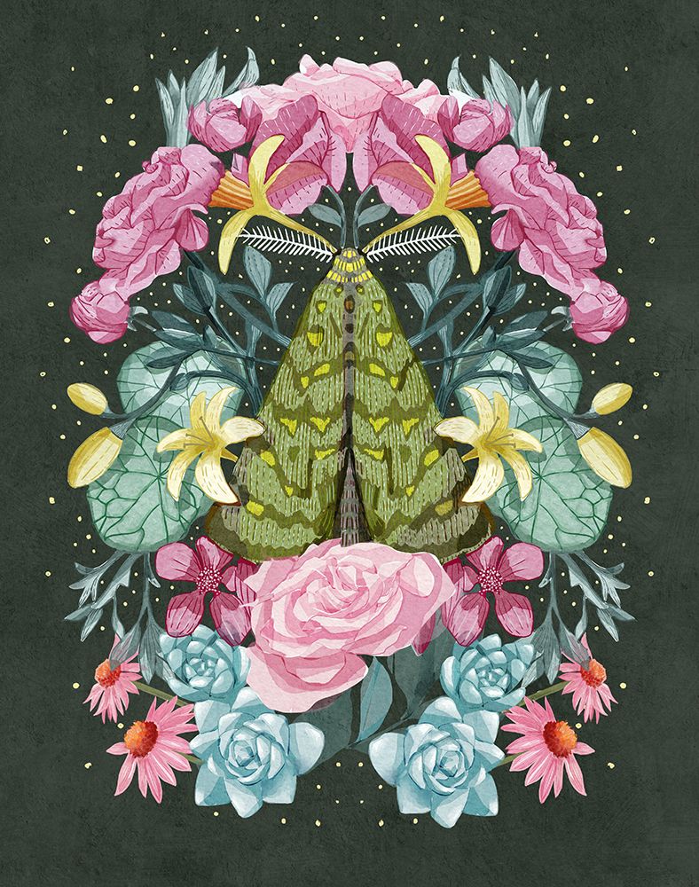 Night Pollinator art print by Katie O'Shea for $57.95 CAD