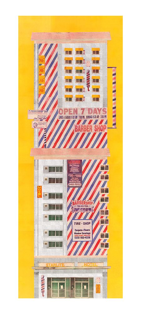 Barbershop art print by Noa Defesche for $57.95 CAD