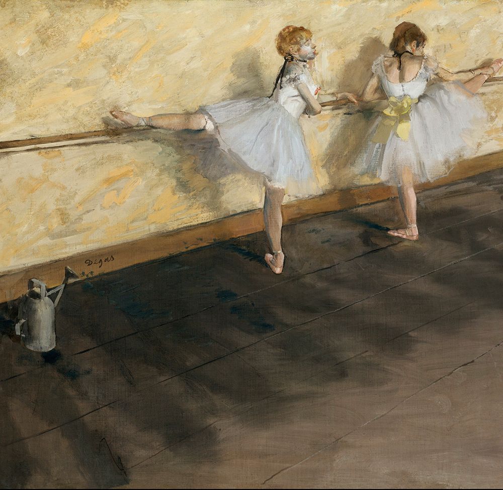 Dancers Practicing At the Barre art print by Edgar Degas for $57.95 CAD