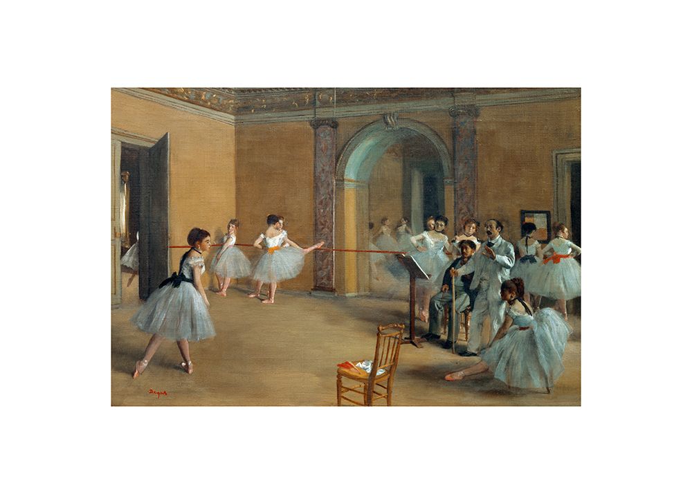 The Dance Foyer At the Opera On the Rue Le Peletier No.2 art print by Edgar Degas for $57.95 CAD