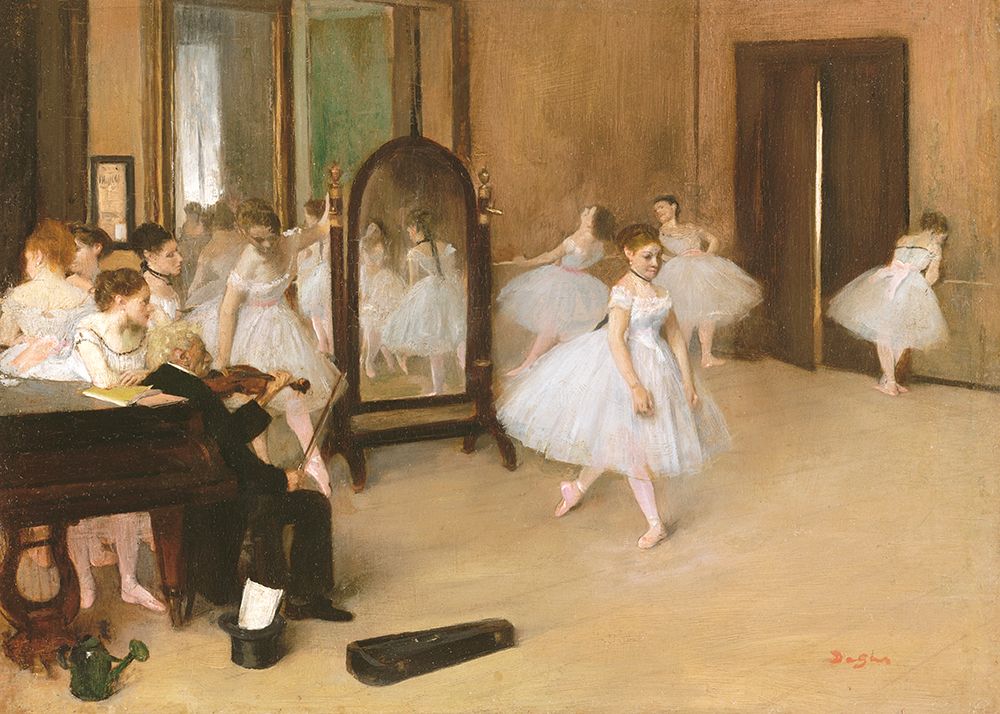 The Dancing Class art print by Edgar Degas for $57.95 CAD