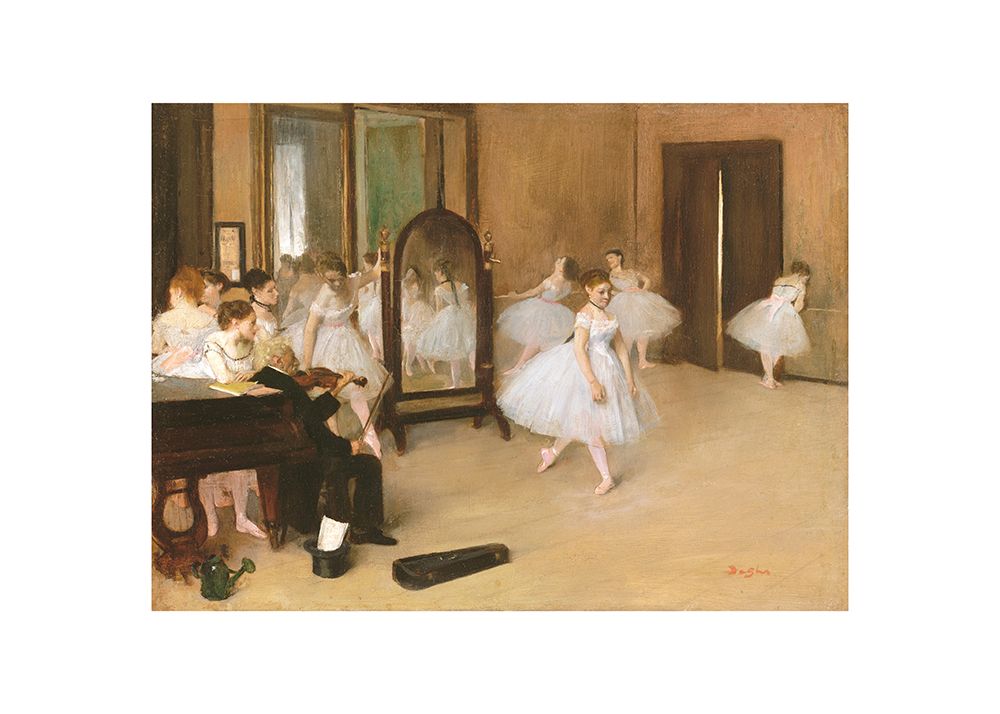 The Dancing Class No.2 art print by Edgar Degas for $57.95 CAD